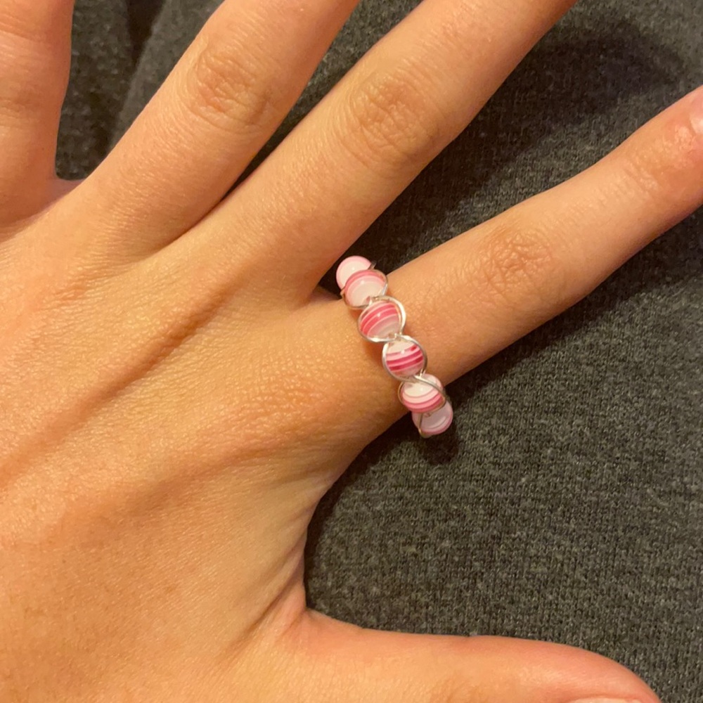 size 8 braided ring